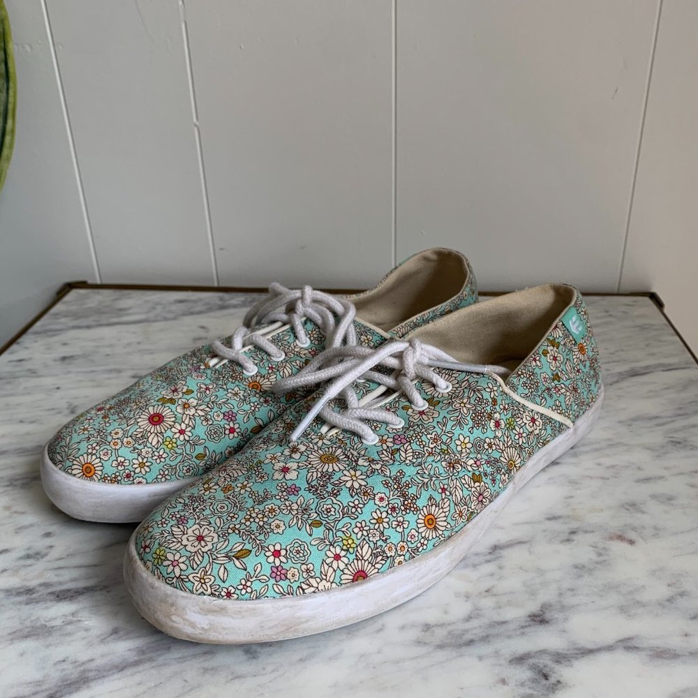 Women's Etnies Floral Sneakers size 8 - Picture 10 of 12